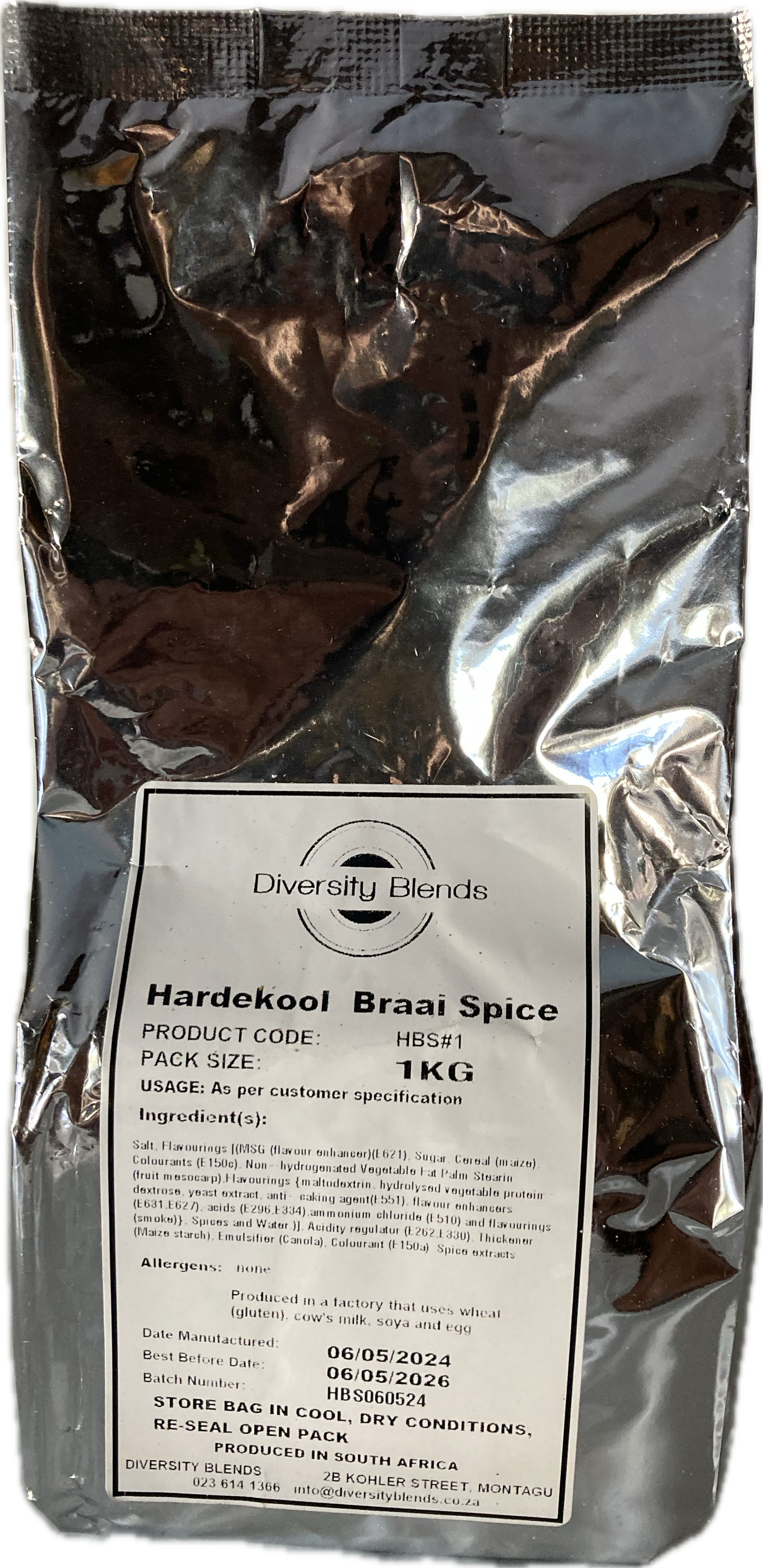 Hardekool Braai Spice 1KG